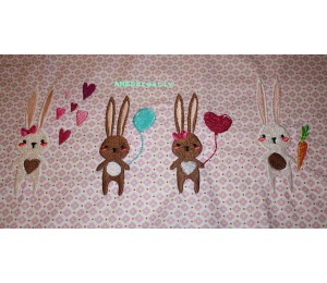 Stickserie - Hopping Bunnies